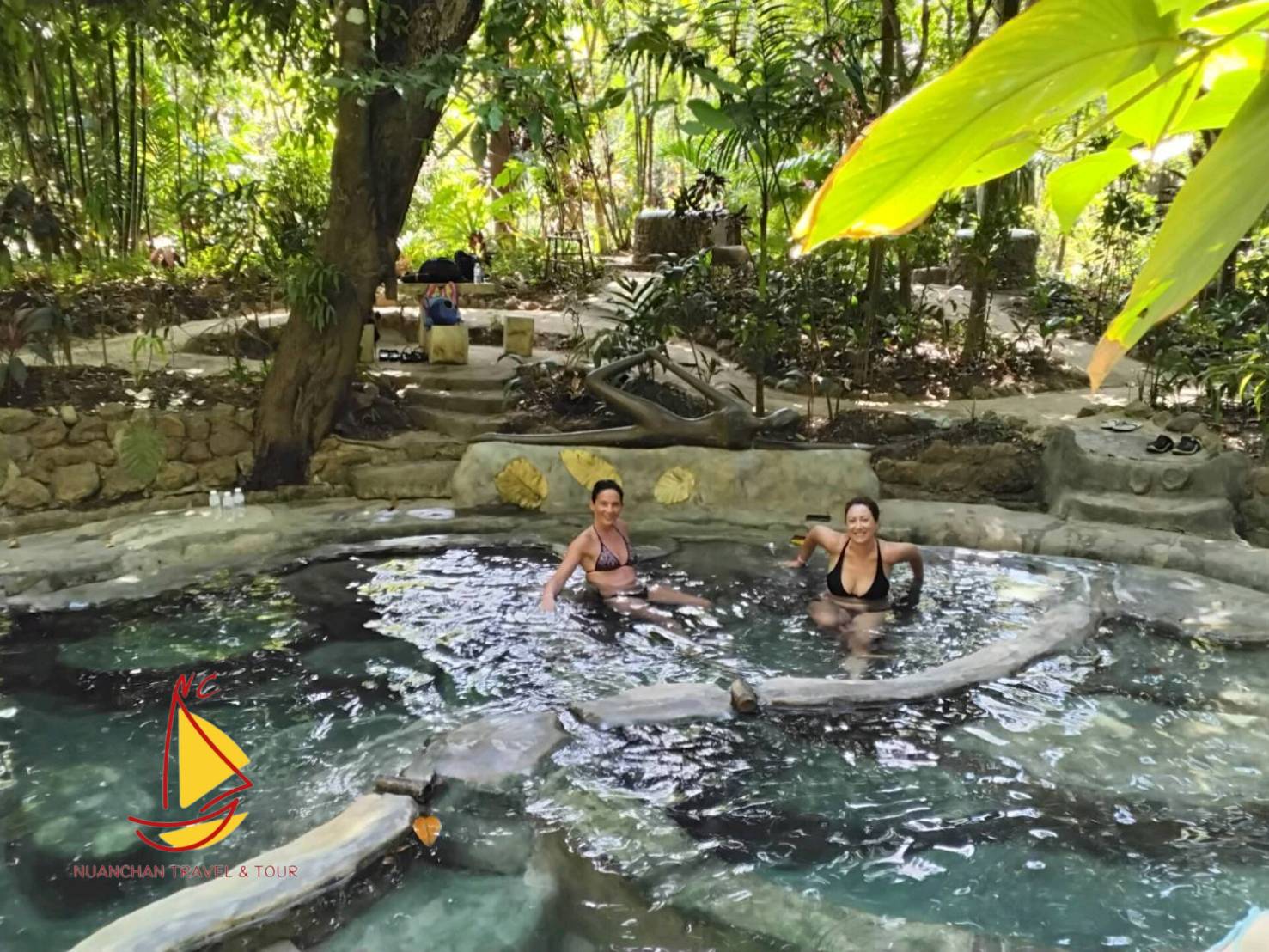 hot Spring Waterfall 