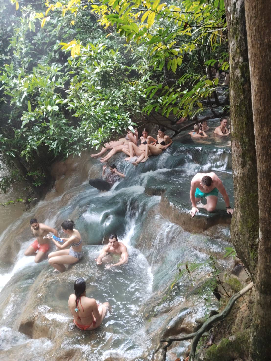 hot Spring Waterfall 